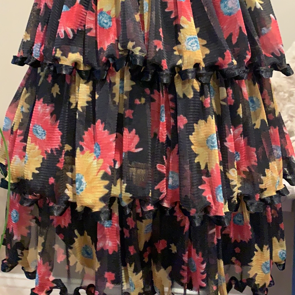 Corset Top Ruffled Mini Dress - Rachael and Chloe - Picture 9 of 11